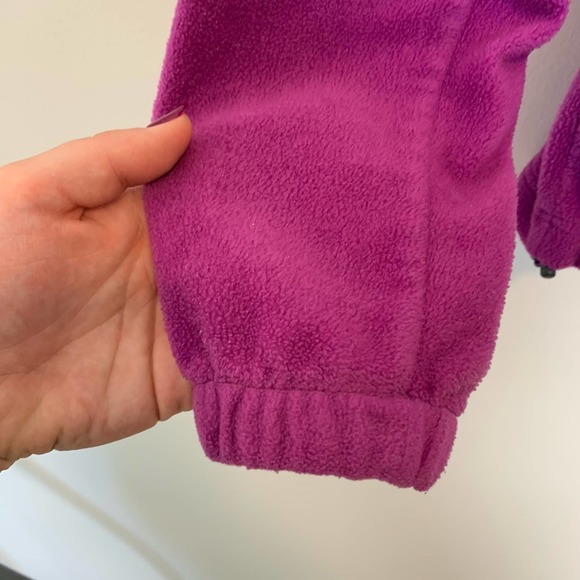 Columbia Womens Fleece Jacket Size Medium Purple Casual Long Sleeve - Picture 11 of 16